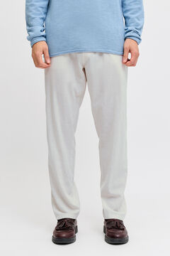 JJ REBEL Pantal&oacute;n jogger regular fit lino