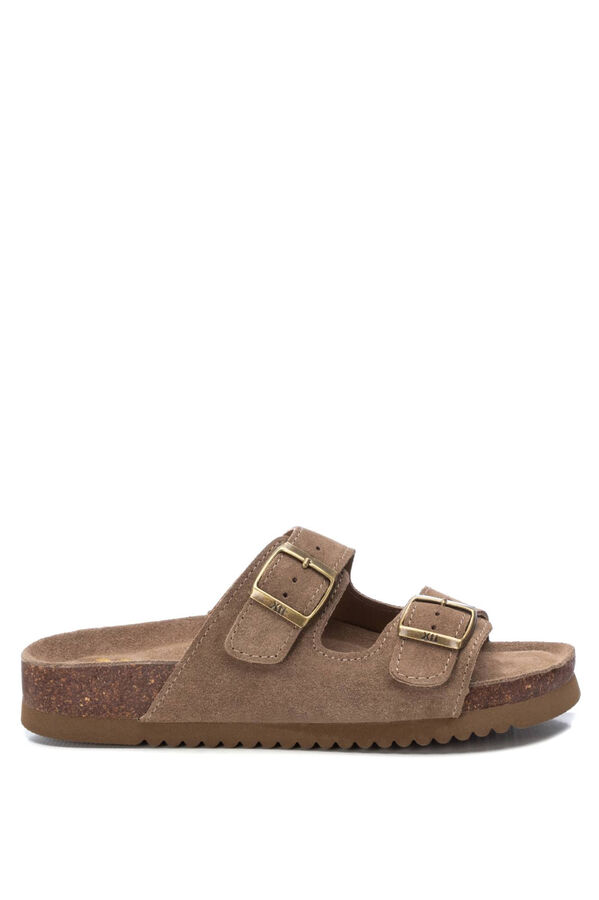 XTI Sandalia con hebillas nude