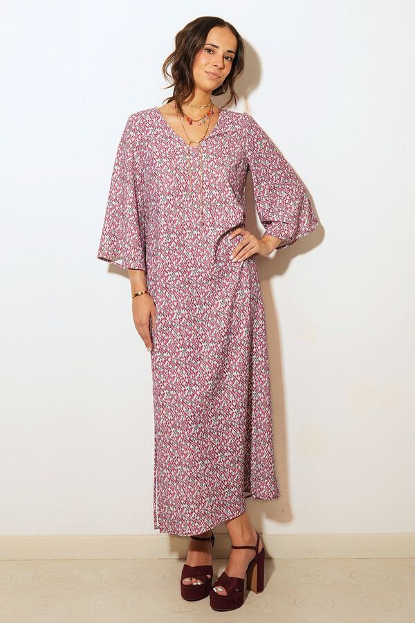 Cul Sac Loose midi dress brown