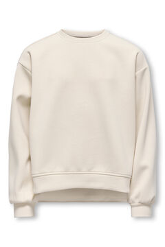 Only Girls Sweatshirt com gola redonda