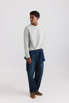 Springfield Piqu&eacute; oxford long sleeve T-shirt