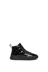 Geox Patent‑effect trainers Crna