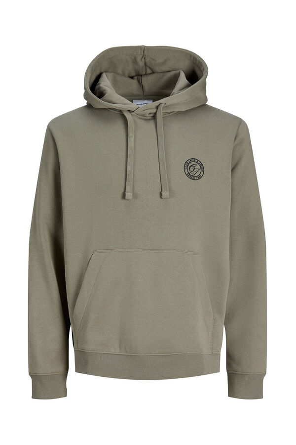 Jack & Jones Sudadera con capucha relaxed gris