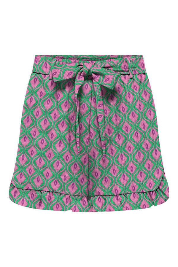 Springfield Shorts with ruffles green