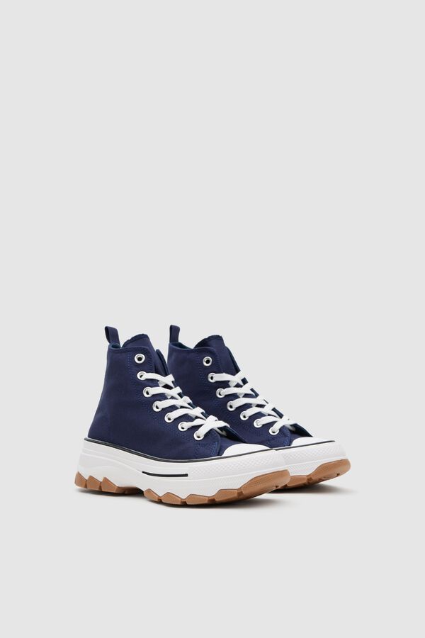 Inside Casual toe boots blue
