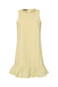 Pieces Vestido mini manga cava