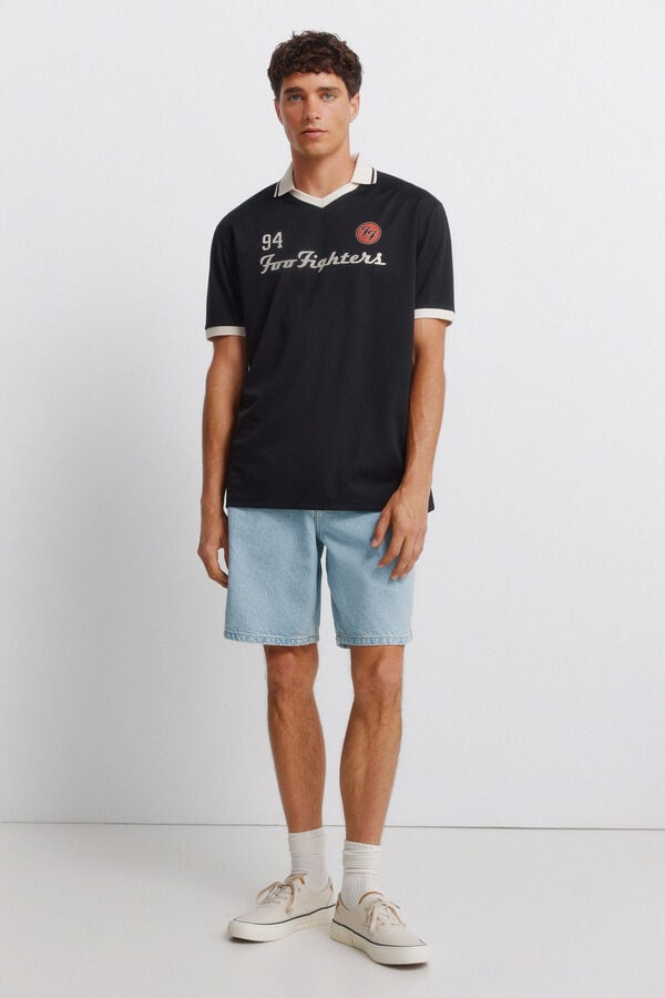 Springfield Foo Fighters Football T-shirt black