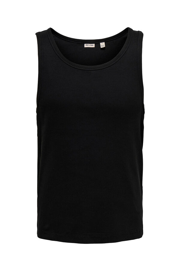 Only & Sons Sleeveless T-shirt black