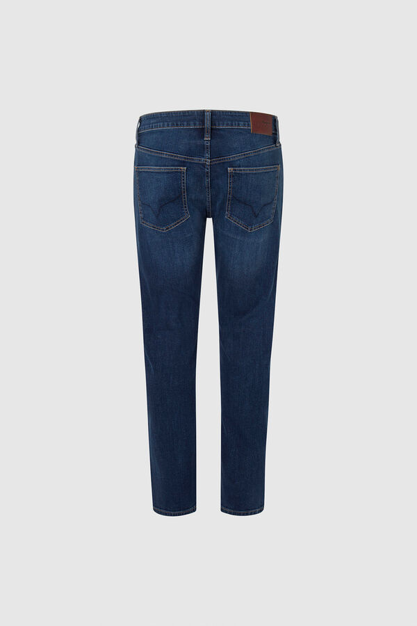 Springfield Jeans Slim Fit mit normalem Taillenbund azulado