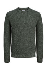 Jack & Jones Basic plain jersey-knit jumper green