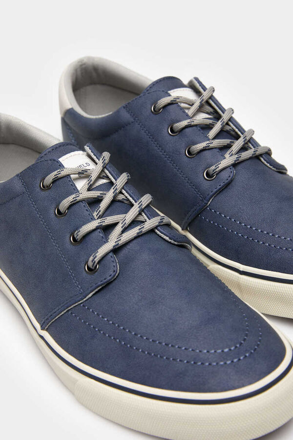 Springfield Sneaker in Lederoptik azulado