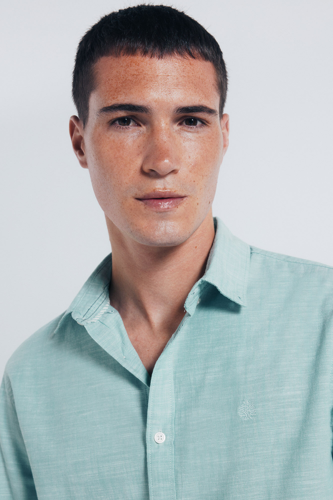 Springfield Slub cotton shirt