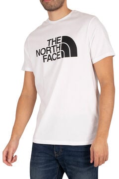 Springfield T-shirt manga curta Logo The North Face branco