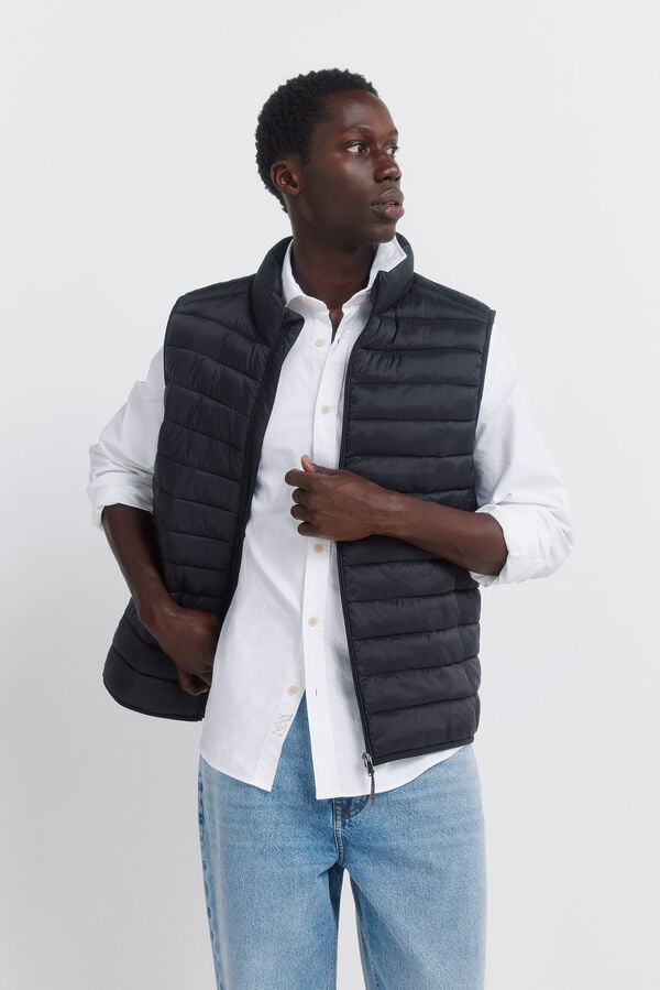 Springfield Quilted gilet black