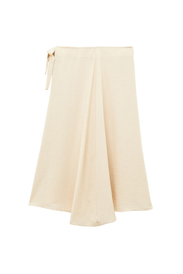 Koton Wrap midi skirt grey