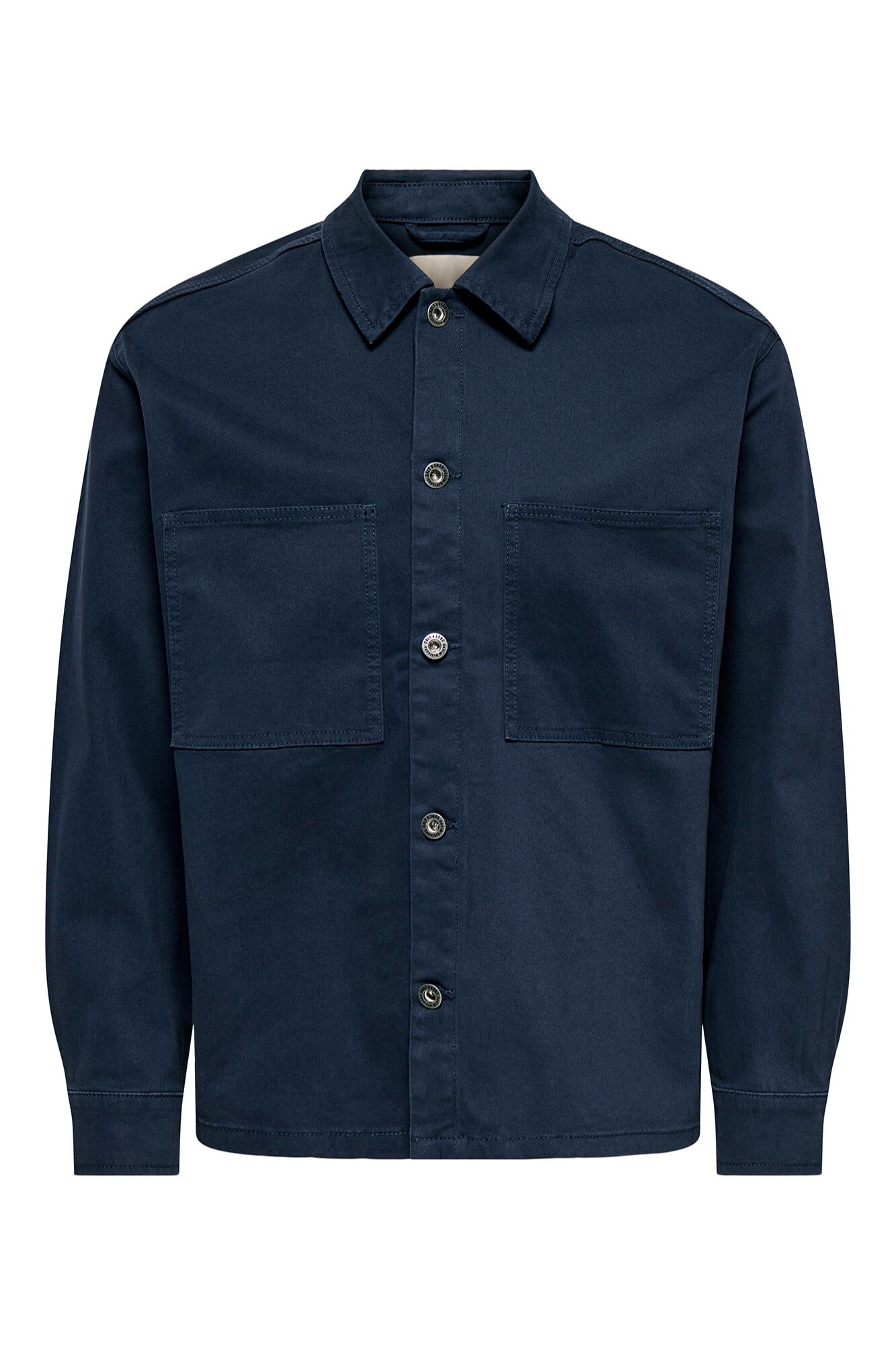 Only & Sons Hemdjacke Relaxed Fit mit Taschen