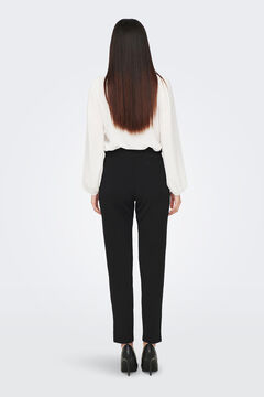 Springfield Stretch trousers with ruffle detail on the pockets schwarz