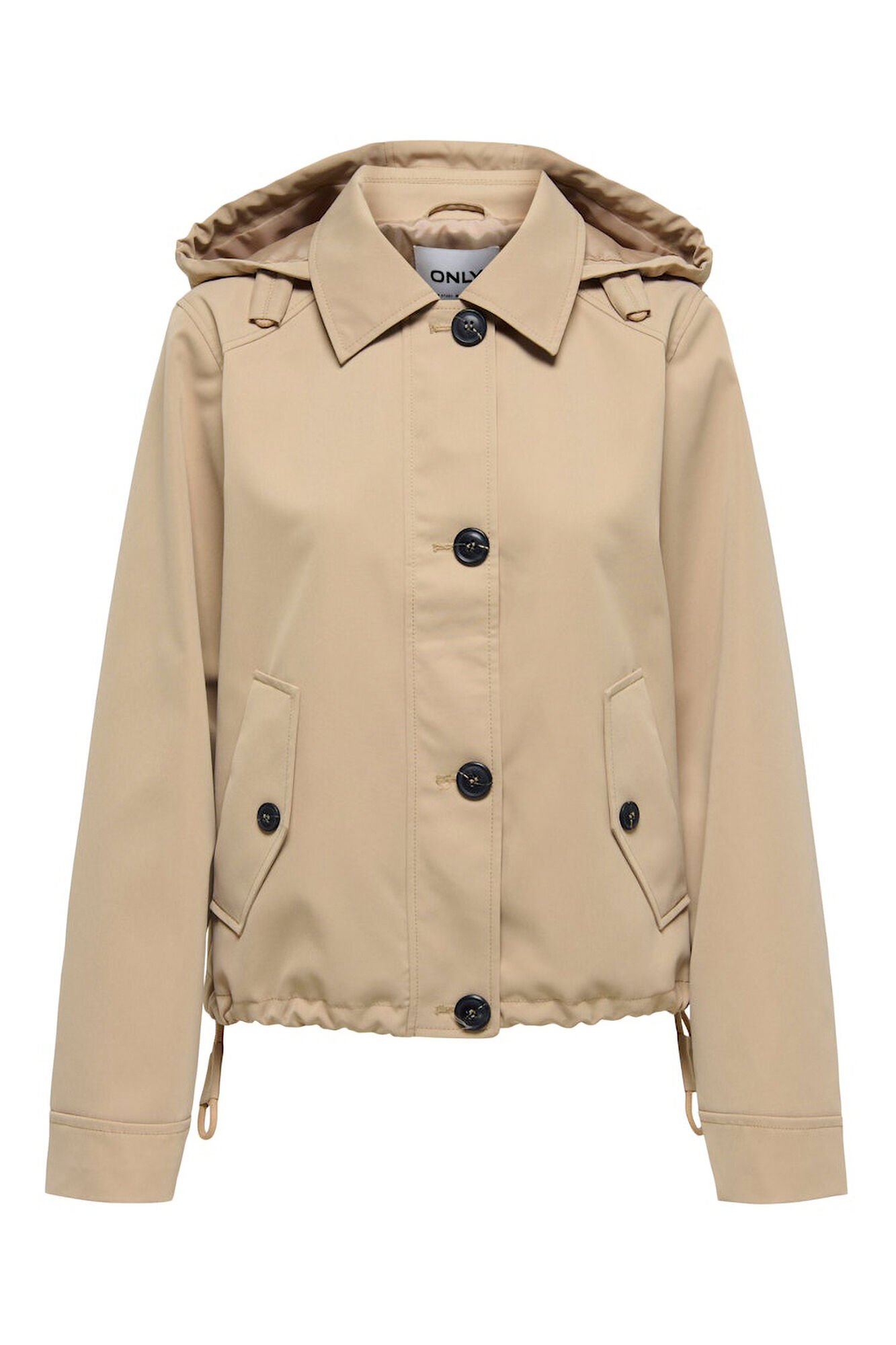 Only Parka corta con capucha