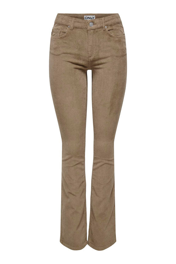 Only Flared corduroy trouser Braon