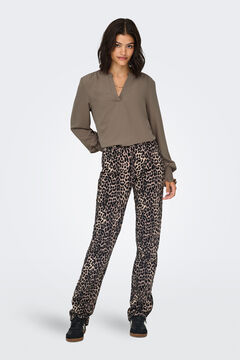 Only Blusa manga larga frunces