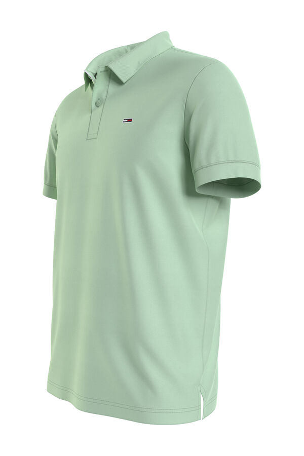 Springfield Men's Tommy Jeans polo shirt green water