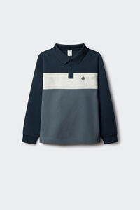Springfield Kids Polo manga larga color block niño