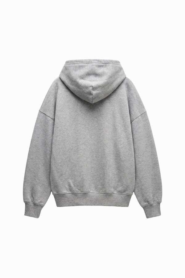 Balmohk Oversize hooded sweatshirt grey