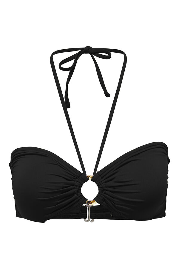 Only Top biqu&iacute;ni bandeau preto preto