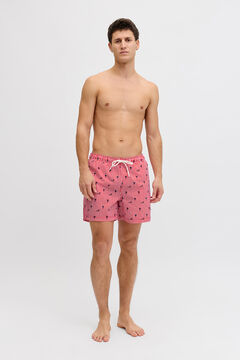 Jack & Jones Ba&ntilde;ador estampado rayas logo