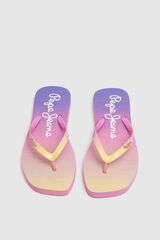 Pepe Jeans Sandalias de playa logo amarillo