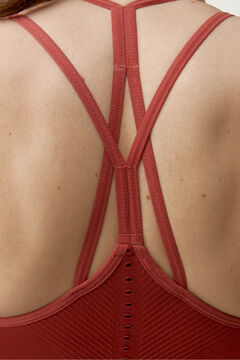 Born Living Yoga Top deportivo Sunset rojo