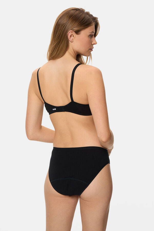 DIM Calcinha menstrual DIM fluxo moderado  preto