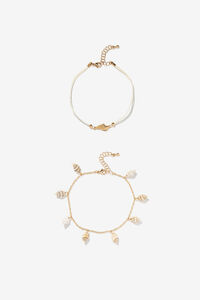 Vilanova Pack pulseiras douradas conchas