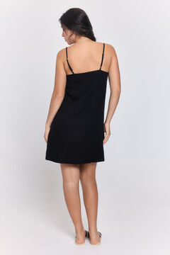 Pieces Vestido tirantes b&aacute;sico