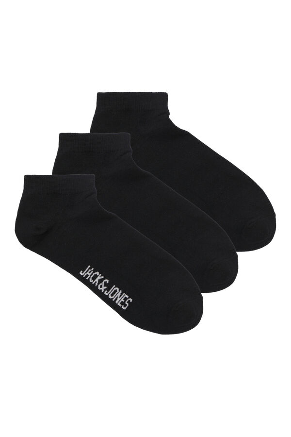 Jack & Jones Pack 3 calcetines cortos negro
