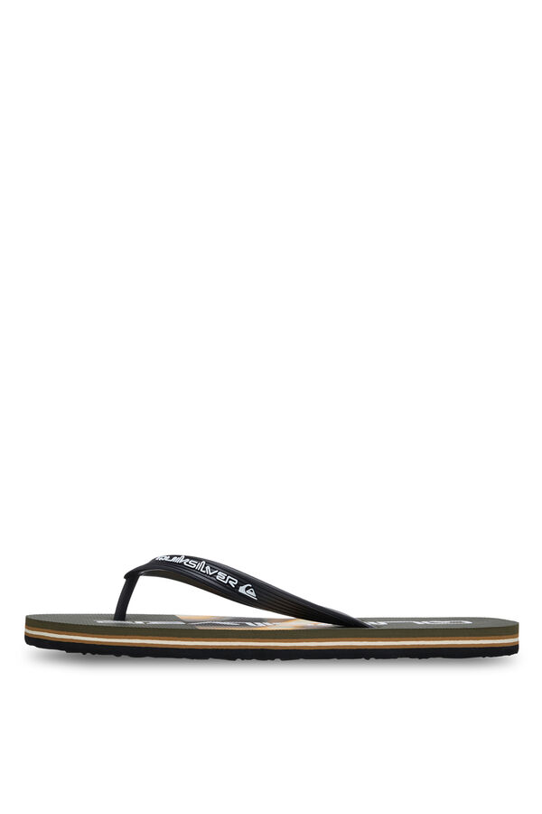 Quiksilver Chanclas antideslizantes l&iacute;nea marr&oacute;n