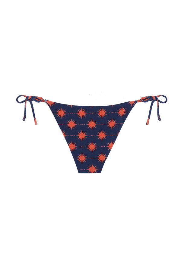 Robin Calcinha biqu&iacute;ni cl&aacute;ssica com la&ccedil;o Astroblue azul