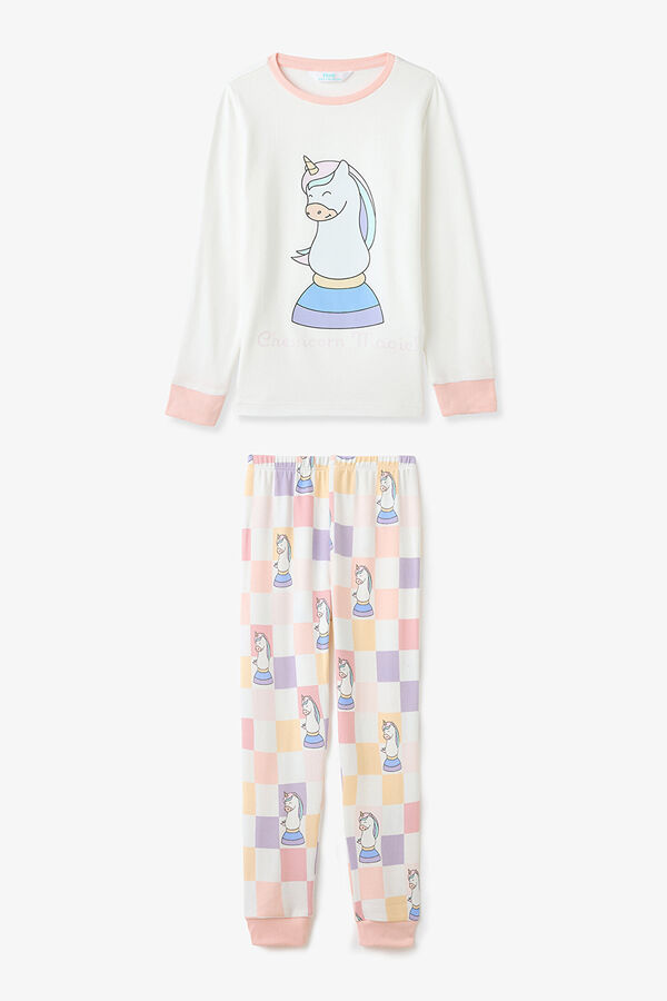 Penti Chesscorn unicorn pyjama set for girls b&eacute;zs