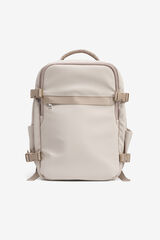 Vilanova Mochila Weekend Acolchada beige