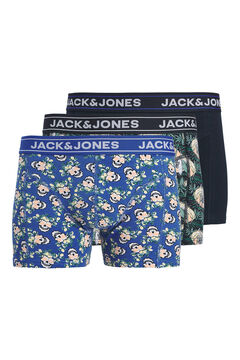 Jack & Jones Pack 3 boxer combinado estampado