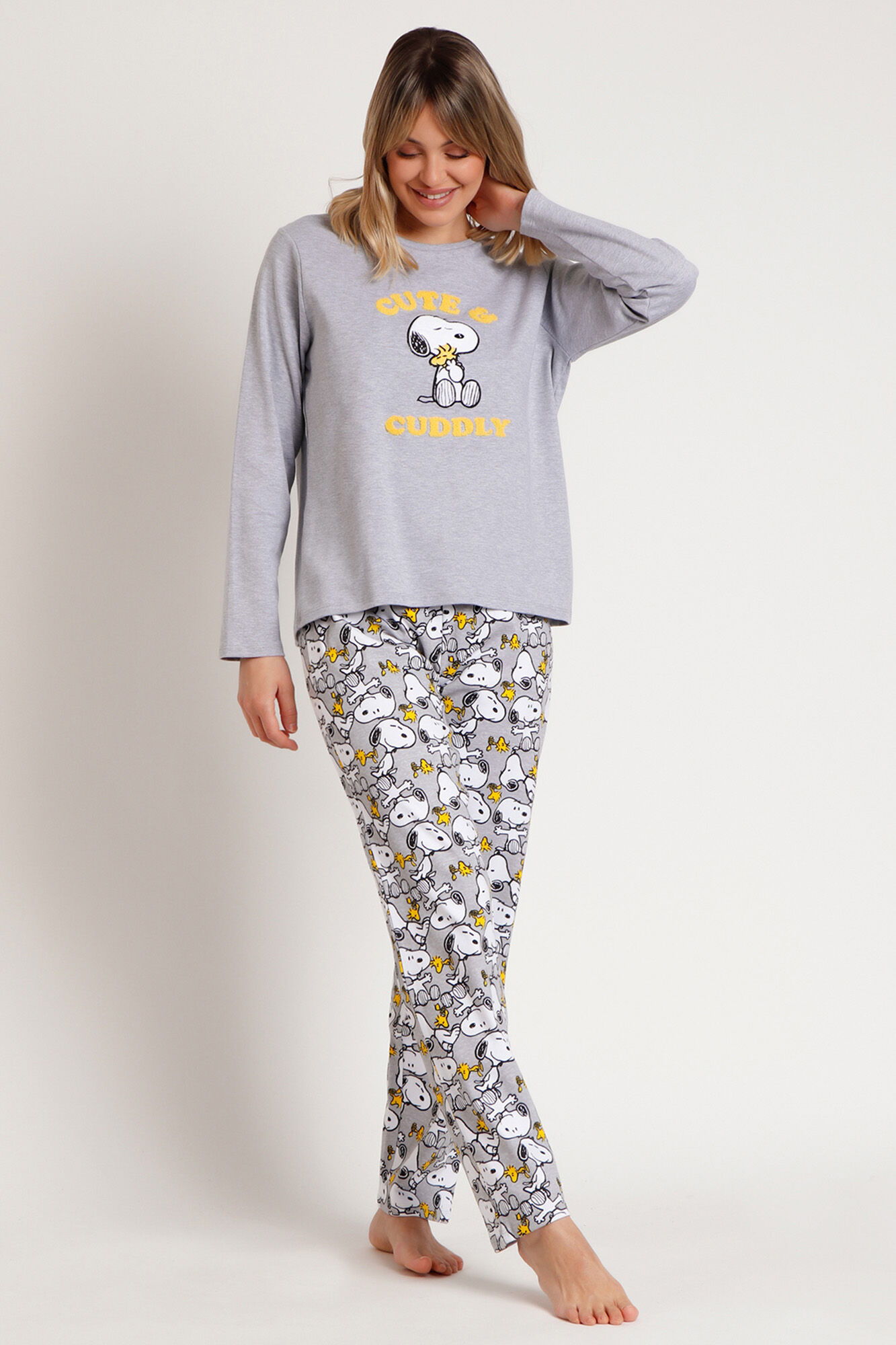 Admas Pijama Family Snoopy Funny para mulher