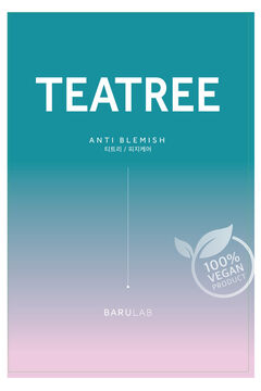 Barulab Mascarilla de tejido vegana con extracto de &aacute;rbol de t&eacute;