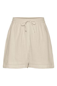 Pieces Shorts algod&oacute;n cintura alta