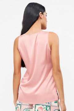 Gisela Camiseta tirantes tejido satinado