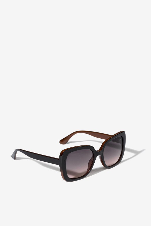 Vilanova Gafas de sol cuadrados negro