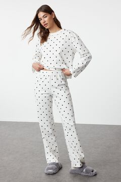 Trendyol Pijama com estampado de cora&ccedil;&otilde;es