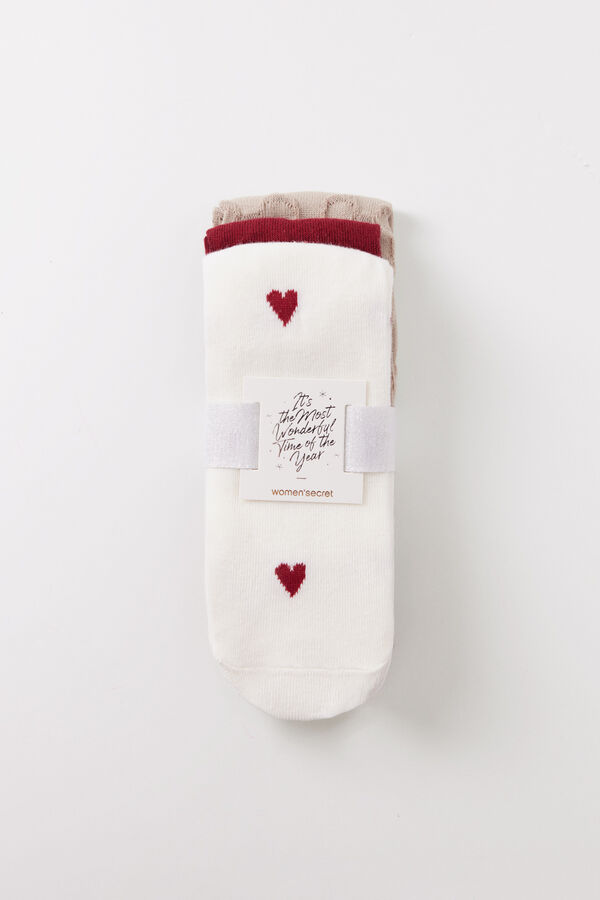 Women'secret Mickey Mouse high socks 3 pack printed