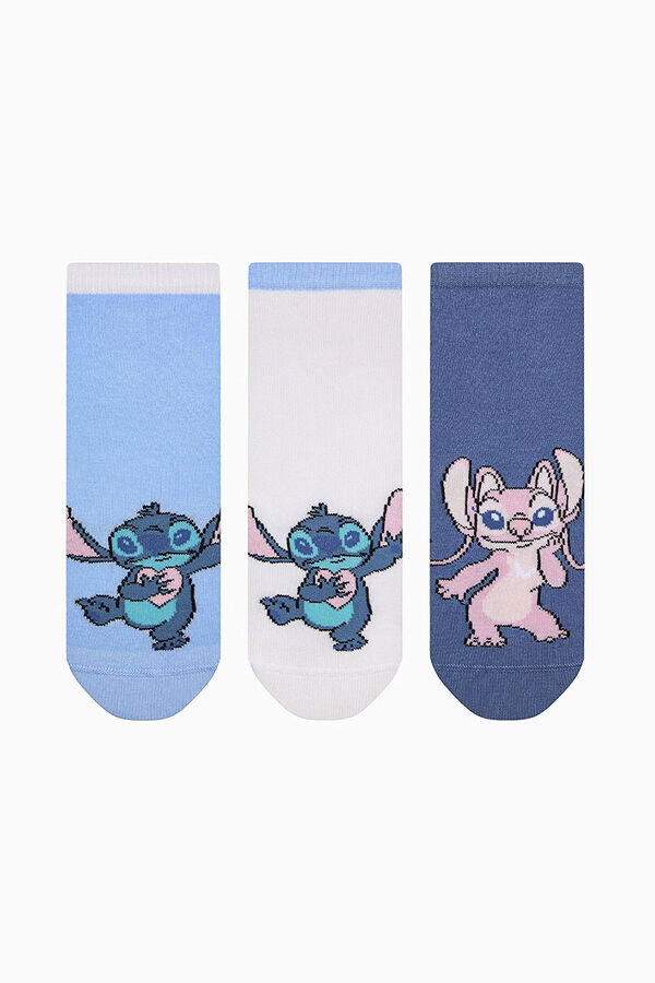 Penti Pacote de 3 meias Stitch estampado