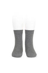 Condor Calcetines cortos b&aacute;sicos punto liso gris