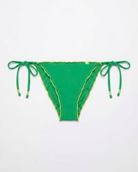 HI&BYE Zeleni donji deo bikinija brazilske gaćice sa trakama